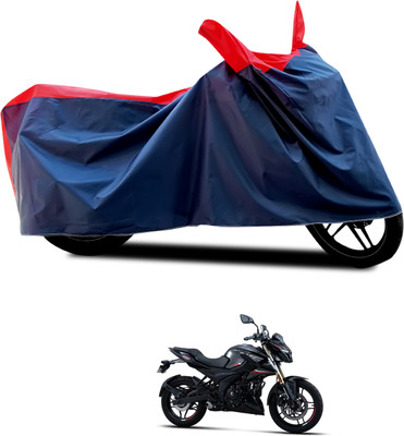 CODOKI Waterproof Two Wheeler Cover for Bajaj(Pulsar N160, Black, Red)
