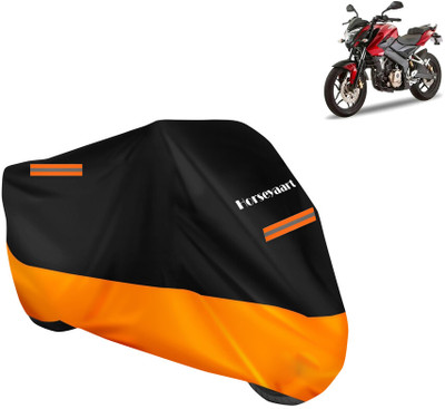 Horseyaart Waterproof Two Wheeler Cover for Bajaj(Pulsar 180NS BS6, Orange)