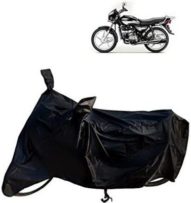 ASESOMECREATION Two Wheeler Cover for Hero(Splendor Plus, Black)