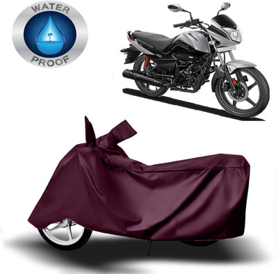 DeepShakshi AUTOMOTIVE Waterproof Two Wheeler Cover for Hero(Splendor I Smart, Maroon)