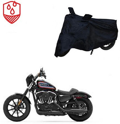 MMSSTAR Waterproof Two Wheeler Cover for Harley Davidson(XL 1200, Black)