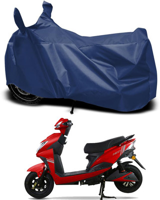 RABABLI Waterproof Two Wheeler Cover for Techo Electra(Electra 5S, Blue)