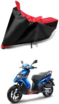 AutoGalaxy Waterproof Two Wheeler Cover for Aprilia(SR 125, Red, Black)