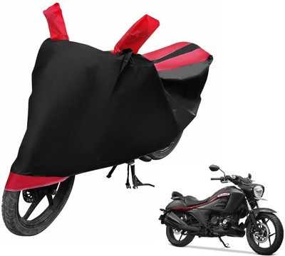 MOCKHE Two Wheeler Cover for Suzuki(Intruder 250, Red)