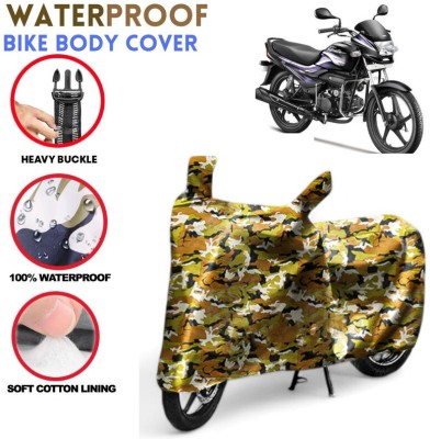 kerwa Waterproof Two Wheeler Cover for Hero(Super Splendor, Multicolor)