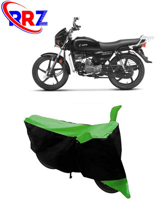RRZ Waterproof Two Wheeler Cover for Hero(Splendor, Black, Green)