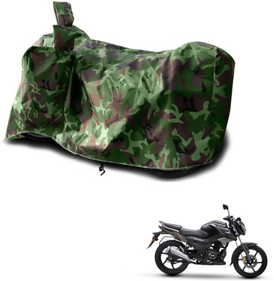RAAMKM Two Wheeler Cover for TVS(Raider, Green, Multicolor)