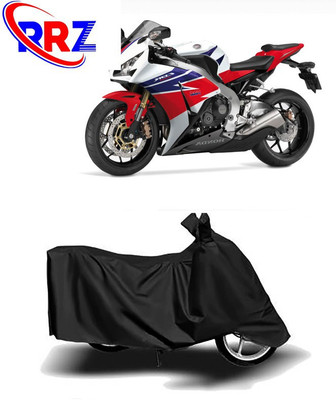 RRZ Waterproof Two Wheeler Cover for Honda(CBR1000RR Fireblade, Black)