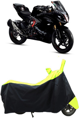 Coxtor Waterproof Two Wheeler Cover for TVS(Apache RTR 310 BS6, Yellow)