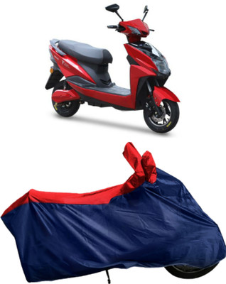 Autofly Waterproof Two Wheeler Cover for Techo Electra(Raptor, Blue, Red)