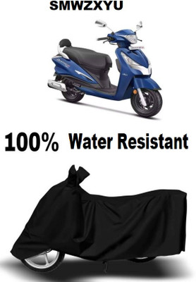 smwzxyu Waterproof Two Wheeler Cover for Hero(Black)
