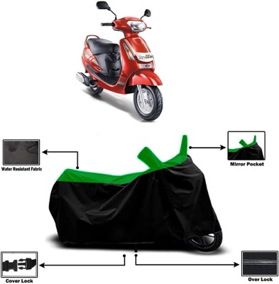 Amexride Two Wheeler Cover for Mahindra(Duro DZ, Green)