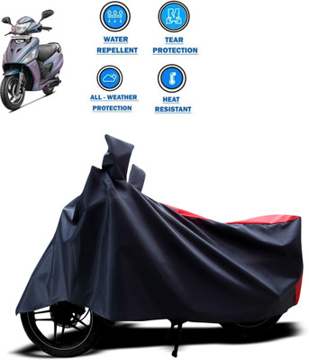 DeepShakshi AUTOMOTIVE Two Wheeler Cover for Hero(MotoCorp Maestro Edge 125, Red, Black)