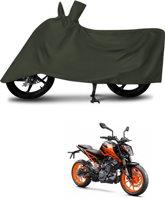 DeepShakshi AUTOMOTIVE Waterproof Two Wheeler Cover for KTM(200 Duke, Green)