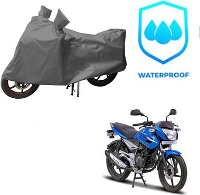 MMSSTAR Waterproof Two Wheeler Cover for Bajaj(XCD 125cc, Grey)