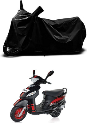 Mdstar Waterproof Two Wheeler Cover for Mahindra(Rodeo UZO, Black)