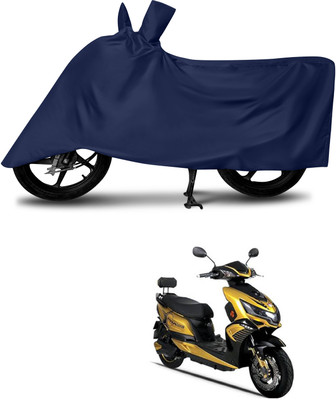 Mdstar Waterproof Two Wheeler Cover for Okinawa(Praise, Blue)