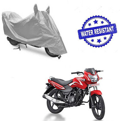 DeepShakshi AUTOMOTIVE Waterproof Two Wheeler Cover for TVS(Sport, Silver)