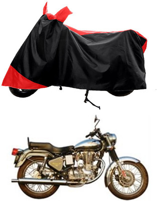 GROFATIK Two Wheeler Cover for Royal Enfield(Machismo 500, Red)