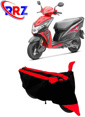 RRZ Waterproof Two Wheeler Cover for Honda(Deo, Black, Red)