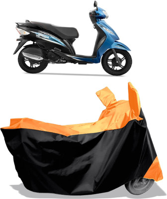 Amexride Two Wheeler Cover for TVS(Wego BS6, Multicolor)
