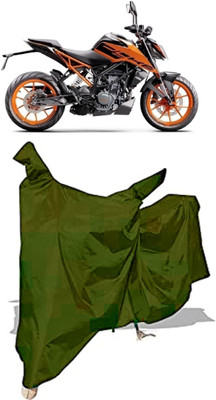 Amexride Two Wheeler Cover for KTM(200 Duke, Maroon)