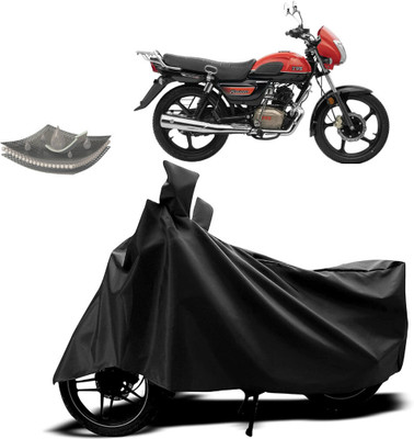 Automotives Waterproof Two Wheeler Cover for TVS(Scooty Pep Plus BS6, Black)