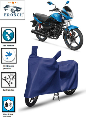 FRONCH Waterproof Two Wheeler Cover for Hero(Splendor I Smart, Blue)