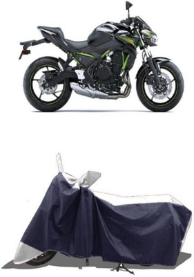 RAAMKM Two Wheeler Cover for Hero, Honda, Bajaj, TVS, Yamaha(Sport BS6, White, Black)