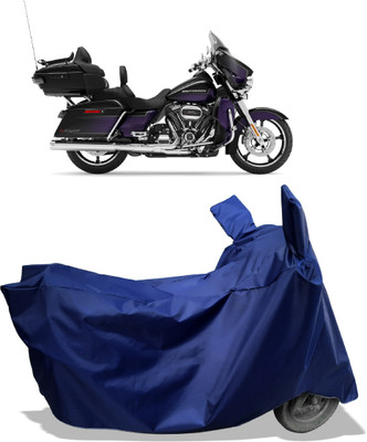 Amexride Two Wheeler Cover for Harley Davidson(CVO Limited, Blue)