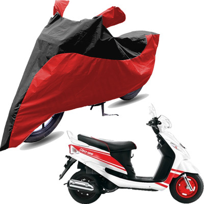 RiderShine Two Wheeler Cover for Mahindra(Rodeo UZO, Red, Black)