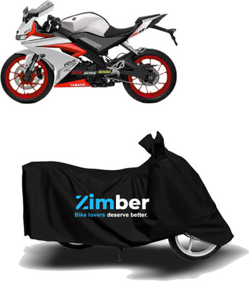 THE REAL ARV Two Wheeler Cover for Yamaha(YZF R15 V3.0, Black)