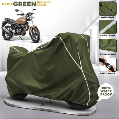 AutoGalaxy Waterproof Two Wheeler Cover for Hero(Xpulse 200T, Green)