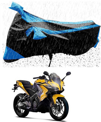 Furious3D Two Wheeler Cover for Bajaj(Pulsar SS400, Blue, Black)
