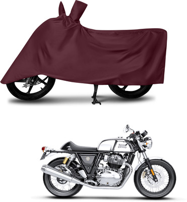 DeepShakshi AUTOMOTIVE Waterproof Two Wheeler Cover for Royal Enfield(Continental GT 650, Maroon)