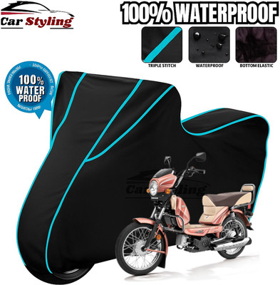 Car Styling Waterproof Two Wheeler Cover for TVS(XL 100, Maroon)