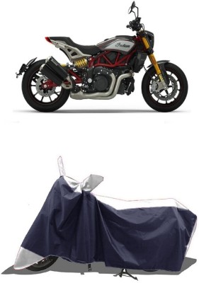 SUGASHRI Waterproof Two Wheeler Cover for Indian(FTR 1200, White, Blue)