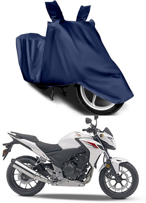Furious3D Two Wheeler Cover for Honda(CB500F, Blue)