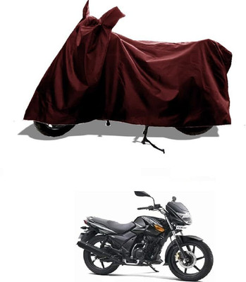 AASHTIK MART Two Wheeler Cover for TVS(Flame SR125, Maroon)