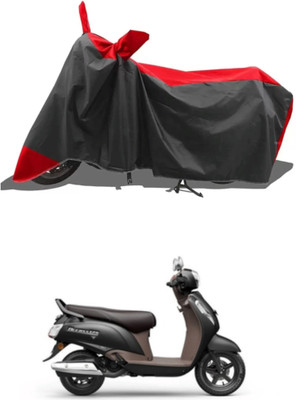 MMSSTAR Waterproof Two Wheeler Cover for Suzuki(New Access 125, Red, Black)