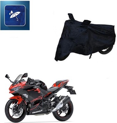 MMSSTAR Waterproof Two Wheeler Cover for Kawasaki(Ninja 250, Black)