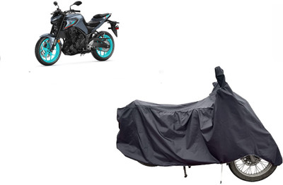 Mdstar Waterproof Two Wheeler Cover for Yamaha(MT 03 BS6, Grey)