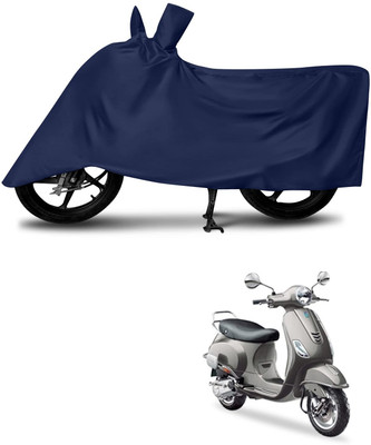 KEDIT Two Wheeler Cover for Vespa(Vespa VXL 125, Blue)