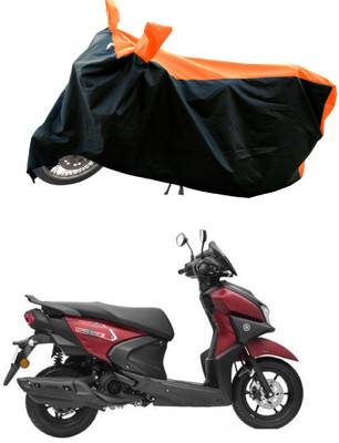AESTRYD Two Wheeler Cover for Yamaha(Cygnus Ray ZR BS6, Orange)
