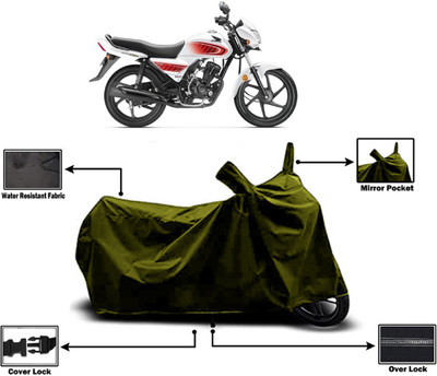 Amexride Two Wheeler Cover for Honda(Dream Neo, Green)