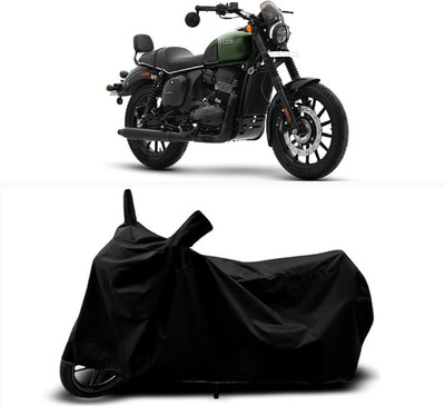 RABABLI Waterproof Two Wheeler Cover for Yezdi(Roadster 650, Black)