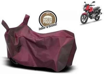 OliverX Waterproof Two Wheeler Cover for Bajaj(Pulsar 150 DTS-i, Maroon)