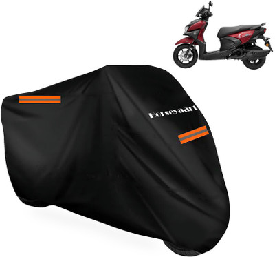 Horseyaart Waterproof Two Wheeler Cover for Yamaha(Ray-ZR 125FI, Black)