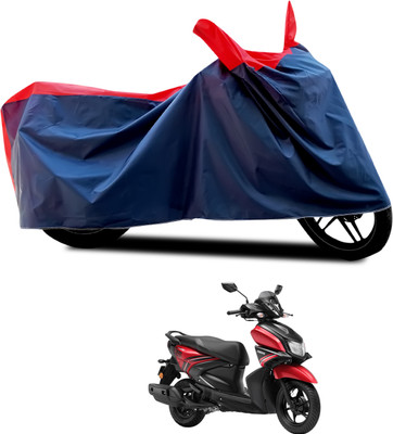 CODOKI Waterproof Two Wheeler Cover for Yamaha(Ray ZR, Black, Red)