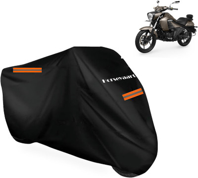 Horseyaart Waterproof Two Wheeler Cover for Suzuki(Intruder BS6, Black)